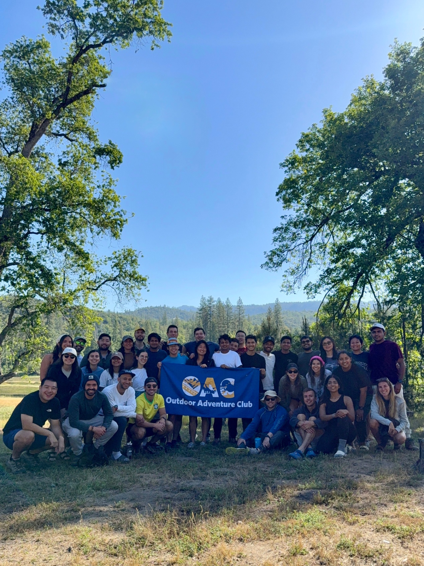 OAC group trip outdoors